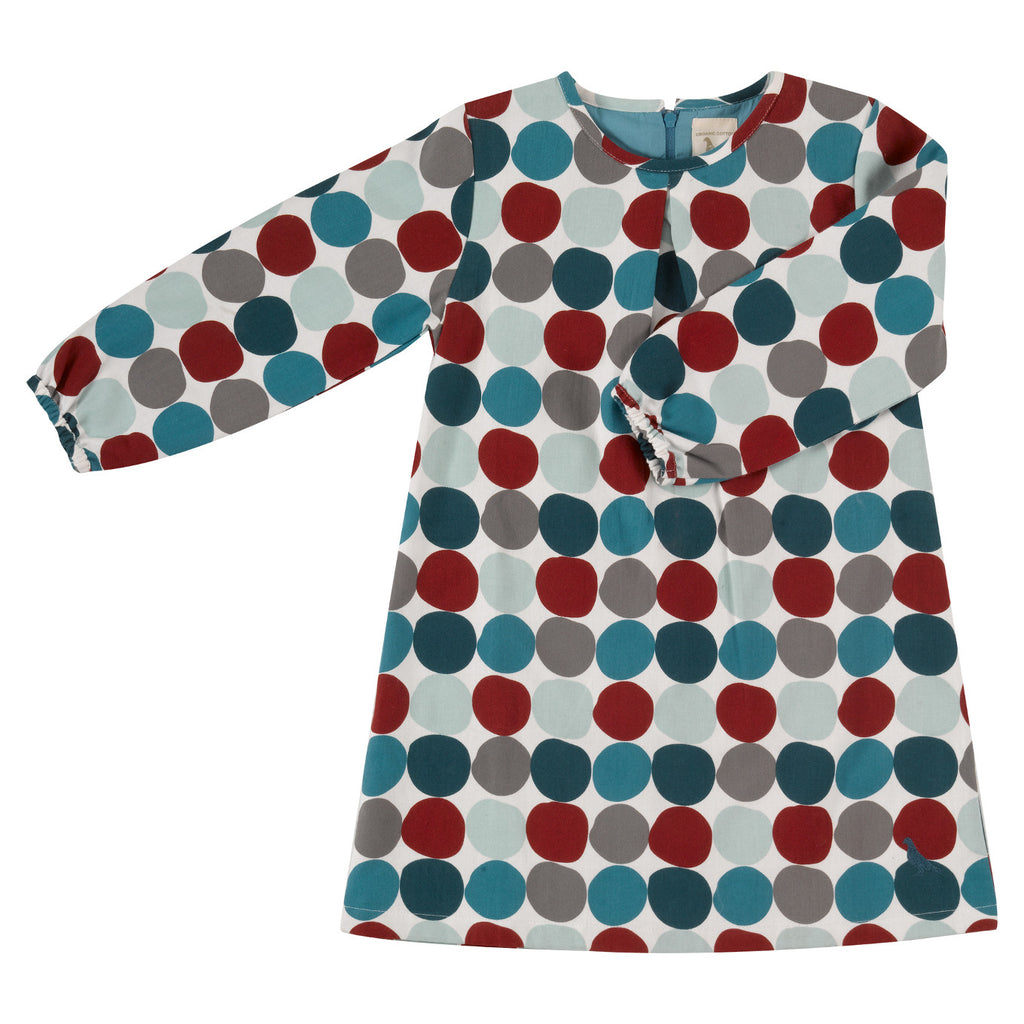 Tunic dress - Dots, 4-5y