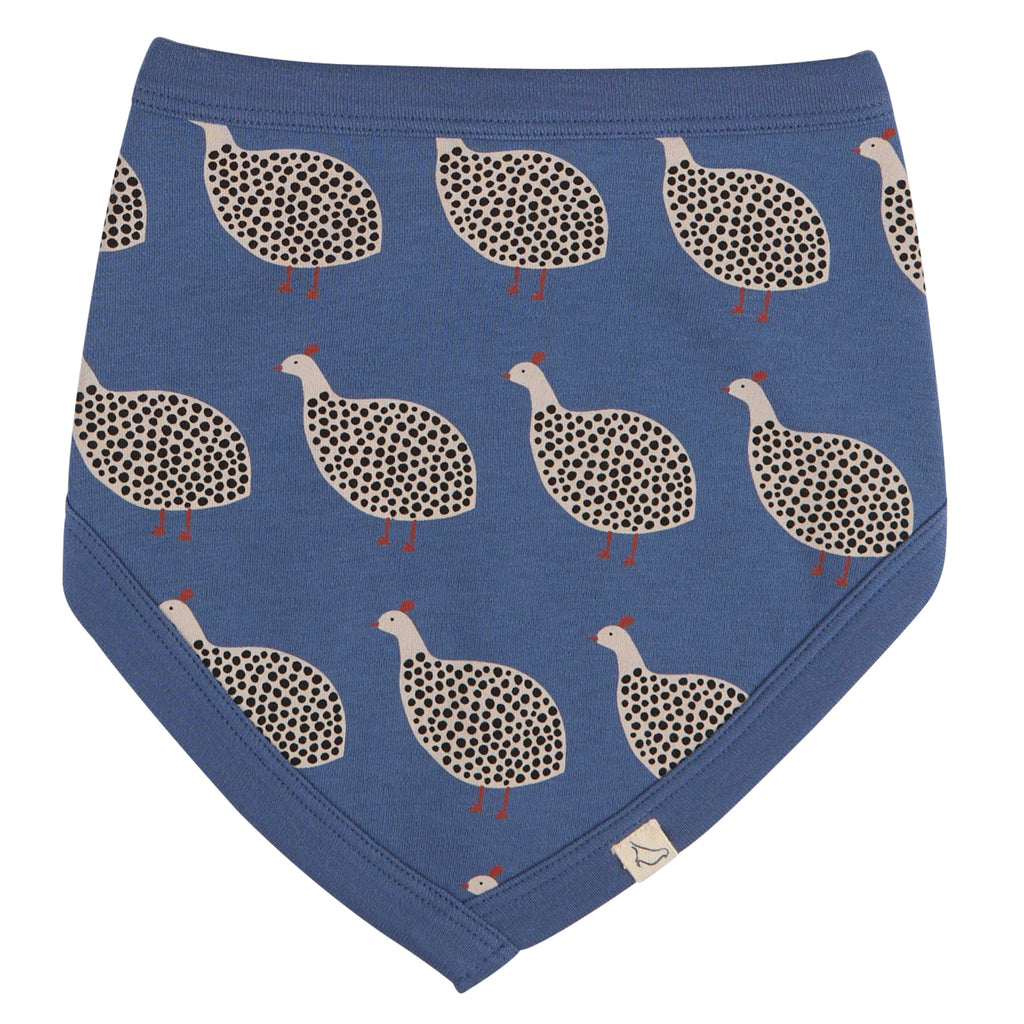 Bib - Guinea Fowl, Night Blue