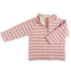 Fleece-Lined Top (Breton Stripe) - Pink