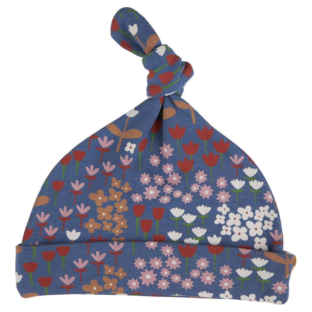 Knotted Hat - Meadow, Night Blue