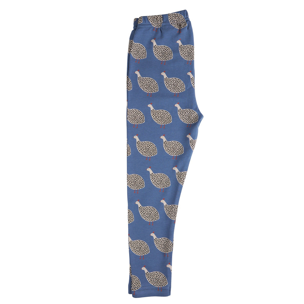 Leggings - Guinea Fowl, Night Blue