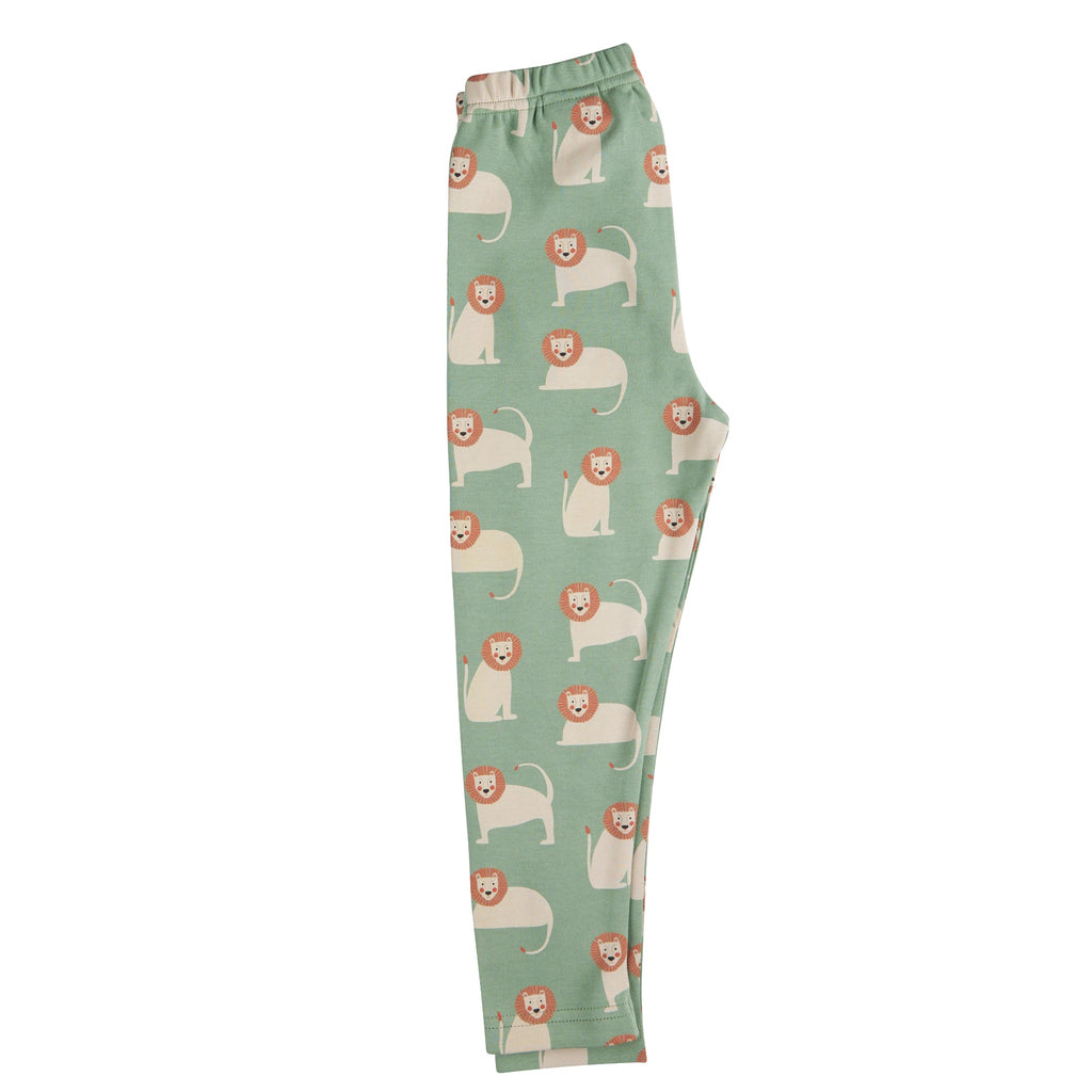 Leggings - Lions, Basil