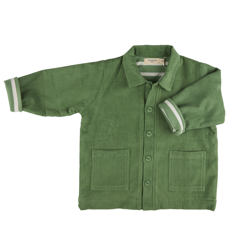 Lined Utility Jacket - Basil