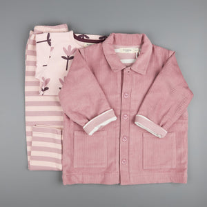 Lined Utility Jacket Pink