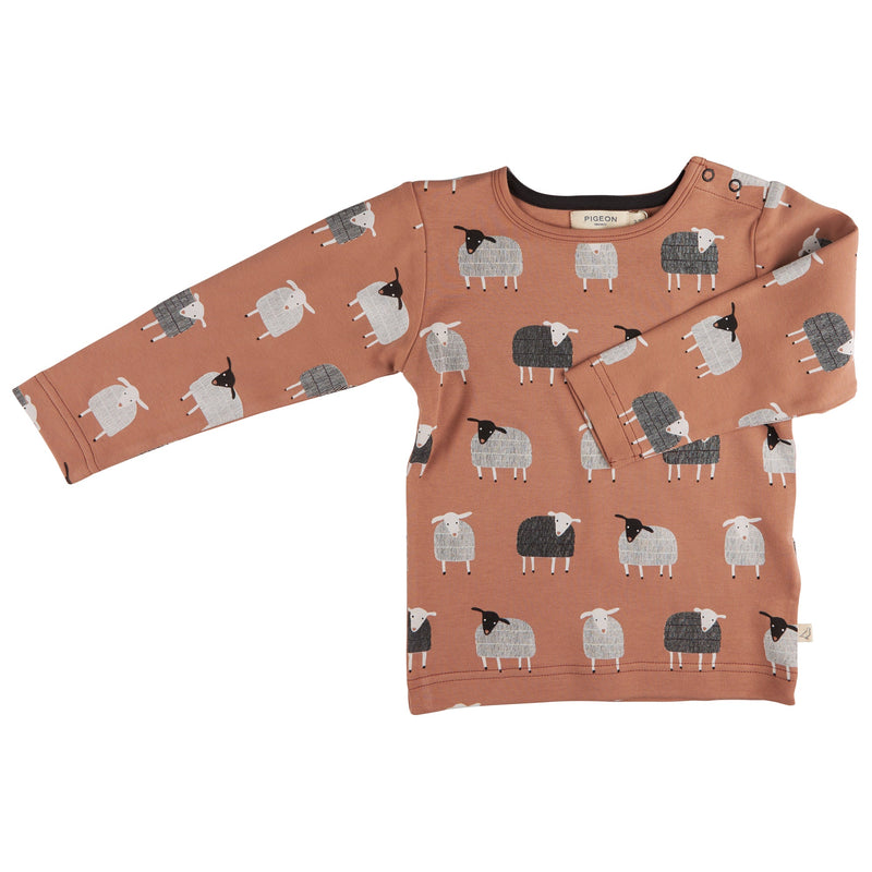 T-Shirt - Sheep, Macaroon