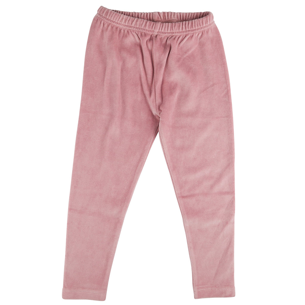 Velour Leggings - Pink