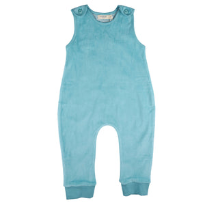 Velour Playsuit - Azure