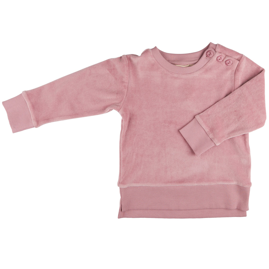 Velour Sweatshirt - Pink