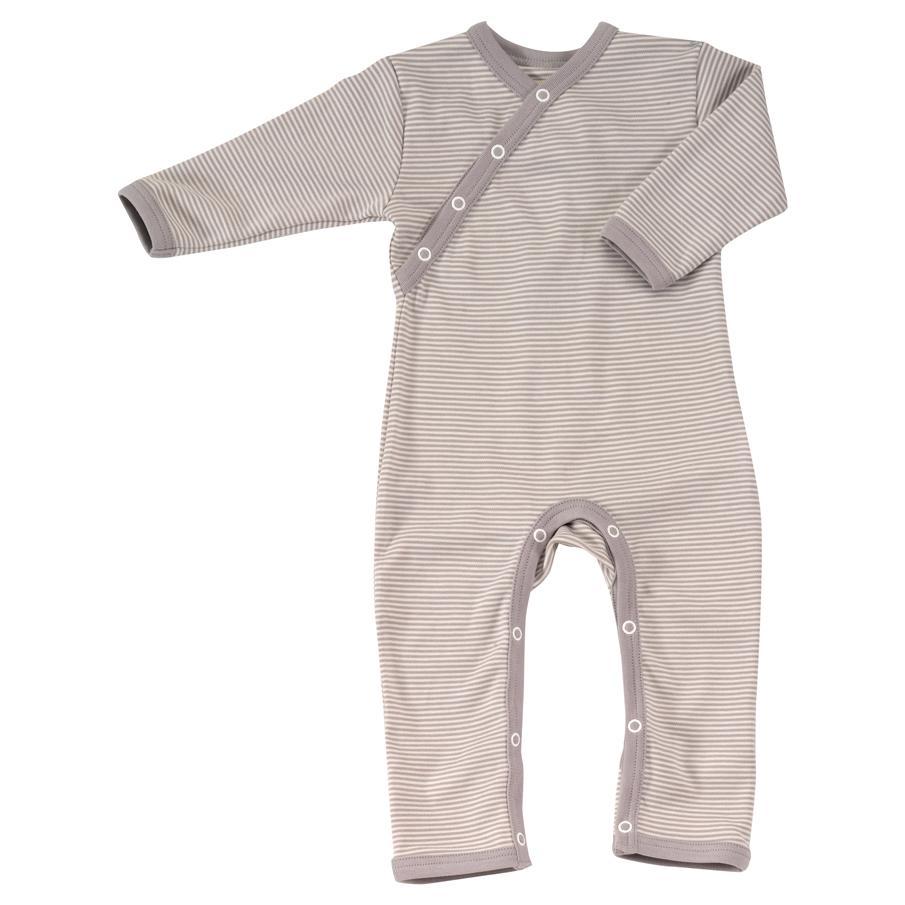 Fine Stripe Romper - Slate Grey