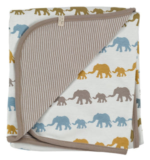 Elephant Blanket - Mustard