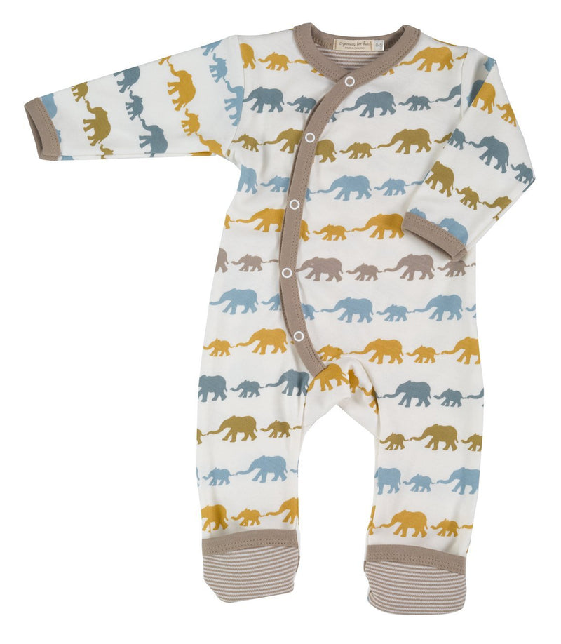 Elephant Romper - Mustard