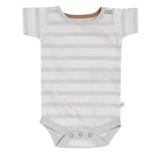 Summer body (Breton stripe) - Pale blue, 0-3m