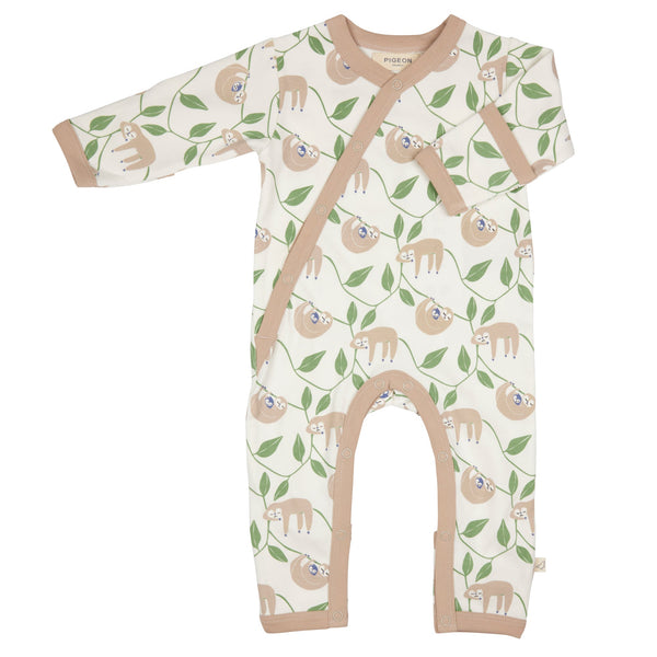 Pigeon Organics SS24 - Kimono Romper - Sloth