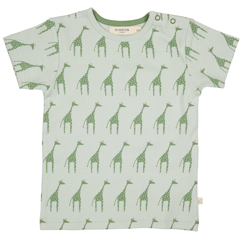 Short sleeve T-shirt - Giraffe, 3-6m