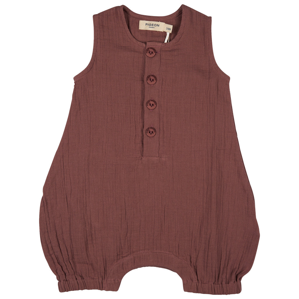 Baby All-In-One (Muslin) - Soft Brown