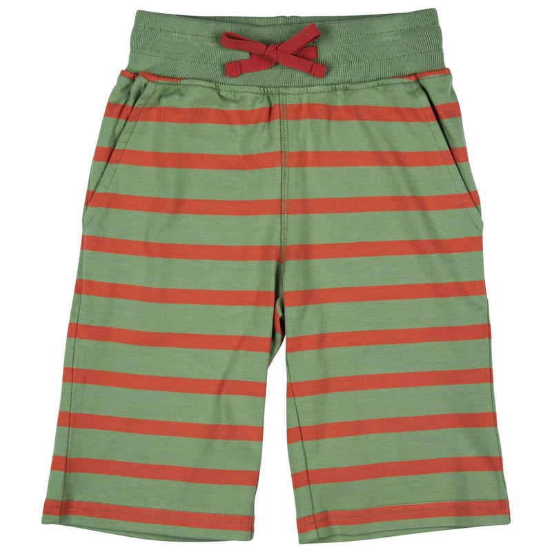 Breton Shorts - Green/Orange