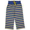 Breton Trousers - Dusty Blue/Yellow