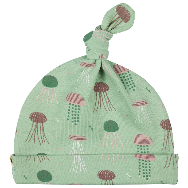 Knotted Hat - Jellyfish, Green