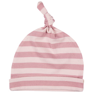 Knotted Hat (Breton Stripe) - Pink