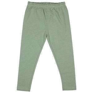 Leggings (Fine Stripe) - Green