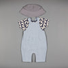 Baby Dungarees (Muslin) - Pale Blue