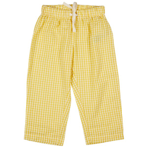 Loose Summer Pants - Yellow