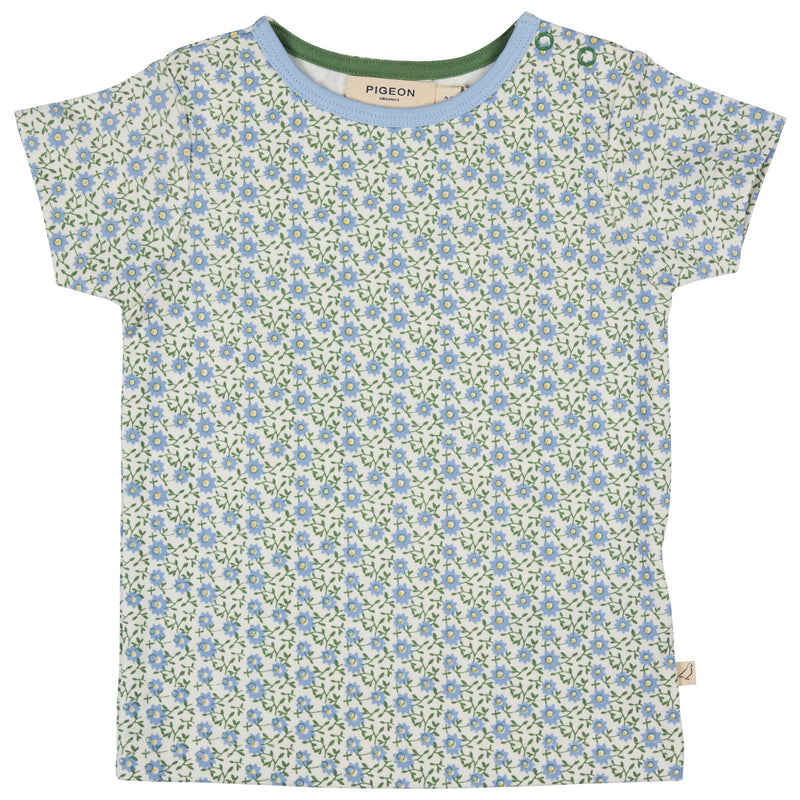 Short Sleeve T-Shirt - Ditsy, Blue