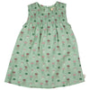 Sleeveless Smock Dress - Jellyfish, Green