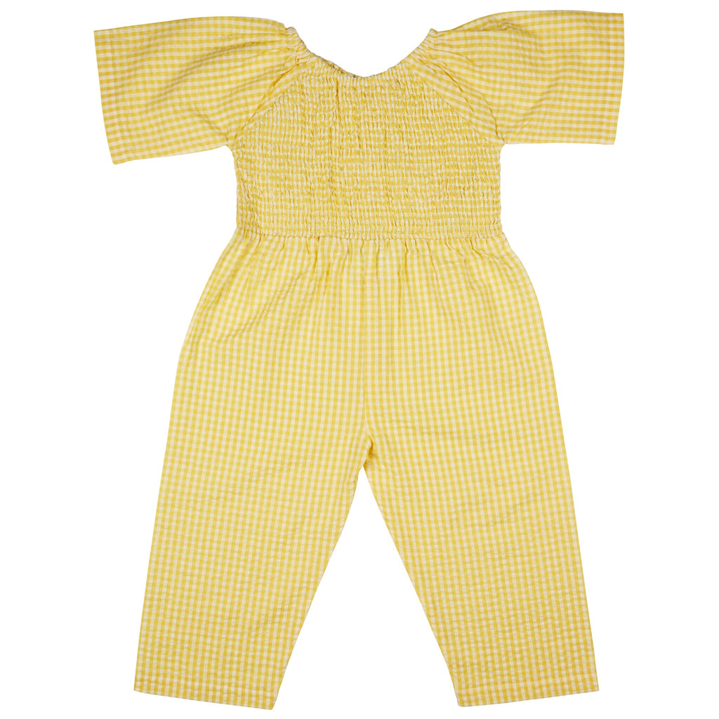 Smock Jumpsuit - Yellow