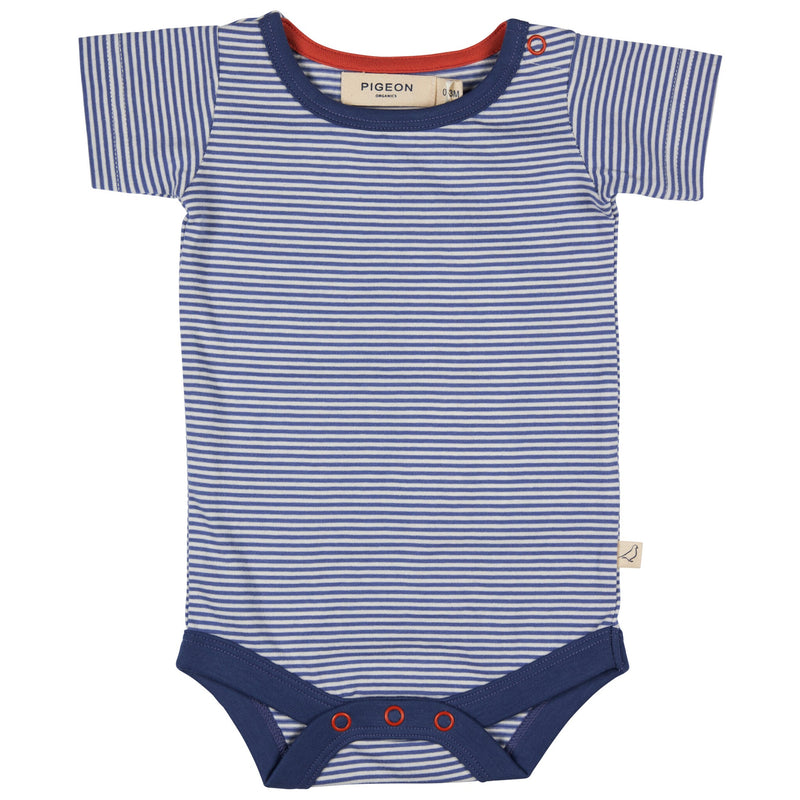 Summer Body (Fine Stripe) - Dusty Blue