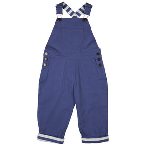 Worker Dungarees (Twill) - Dusty Blue