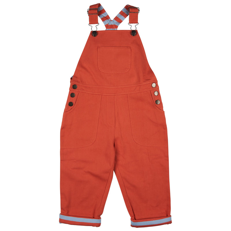 Worker Dungarees (Twill) - Orange